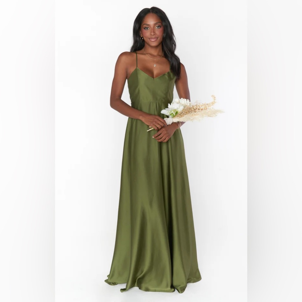 Show Me Your MuMu Sage Green Maxi Dress - Picture 2 of 11